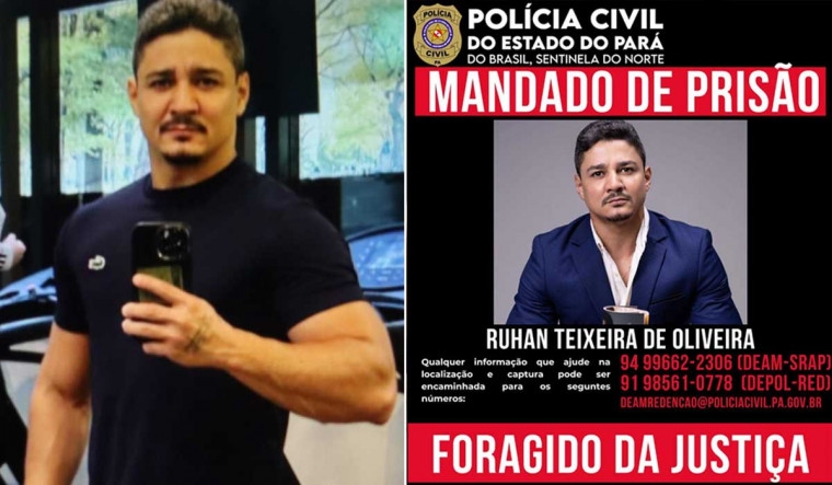 Filho de ex-prefeito de Carmolândia é procurado pela polícia do Pará por violência doméstica