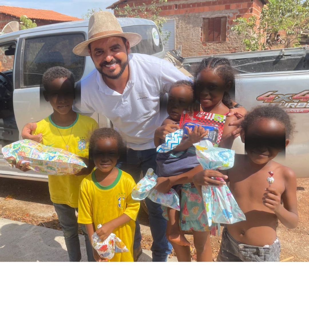Vereador Lucas Miranda celebra o Dia das Crianças com distribuição de presentes em Conceição do Tocantins